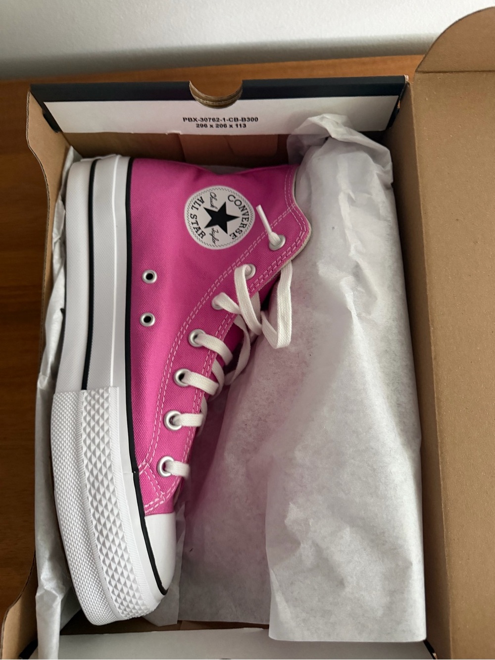 Converse Pink High Top Platform Sneaker